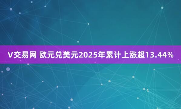 V交易网 欧元兑美元2025年累计上涨超13.44%